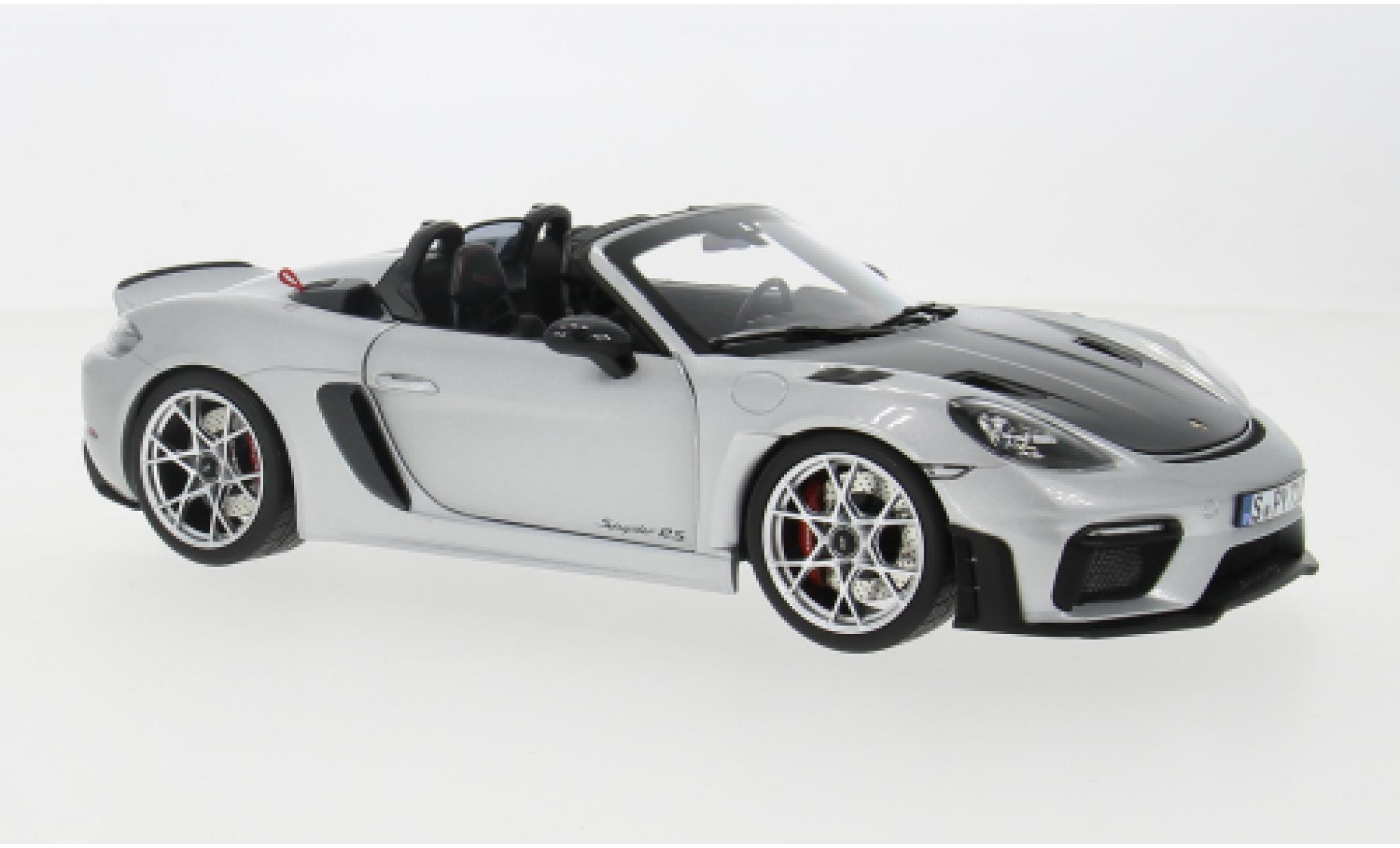 Porsche 718 1/18 Norev Spyder RS silver 1:18 diecast model cars