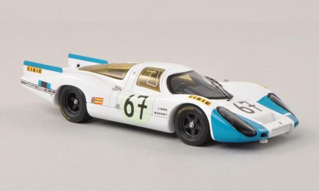 Porsche 907 1/43 Spark No.67 24h Le Mans 1968 /H.Linge diecast model cars