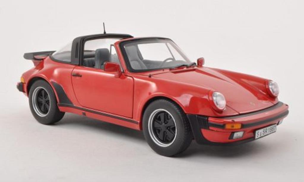Porsche 930 Turbo 1/18 Norev 3.3 Turbo Targa red 1987 diecast model cars
