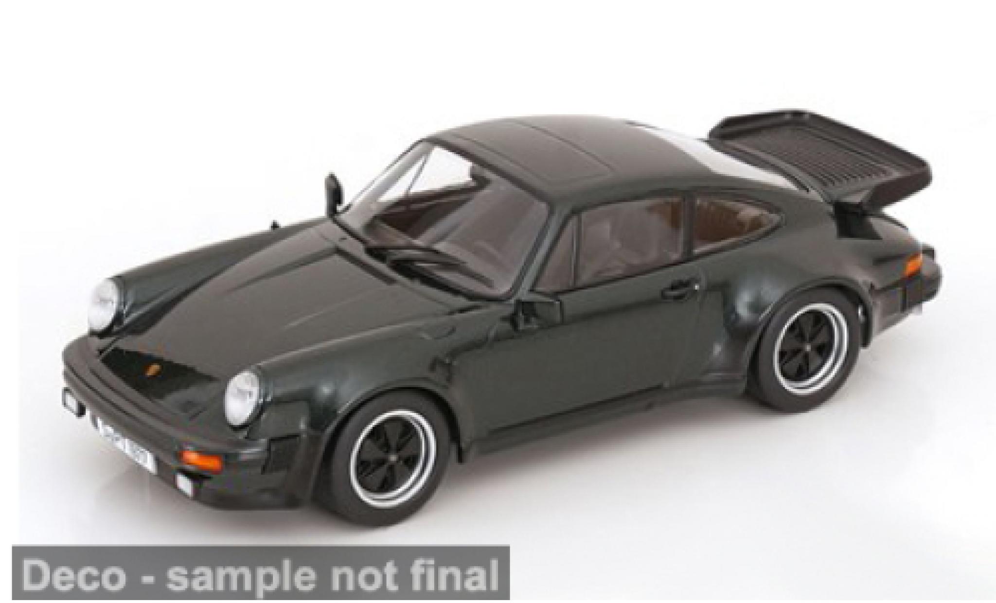 Porsche 930 Turbo 1/18 KK Scale 911  3.3 green 1977 1:18 diecast model cars
