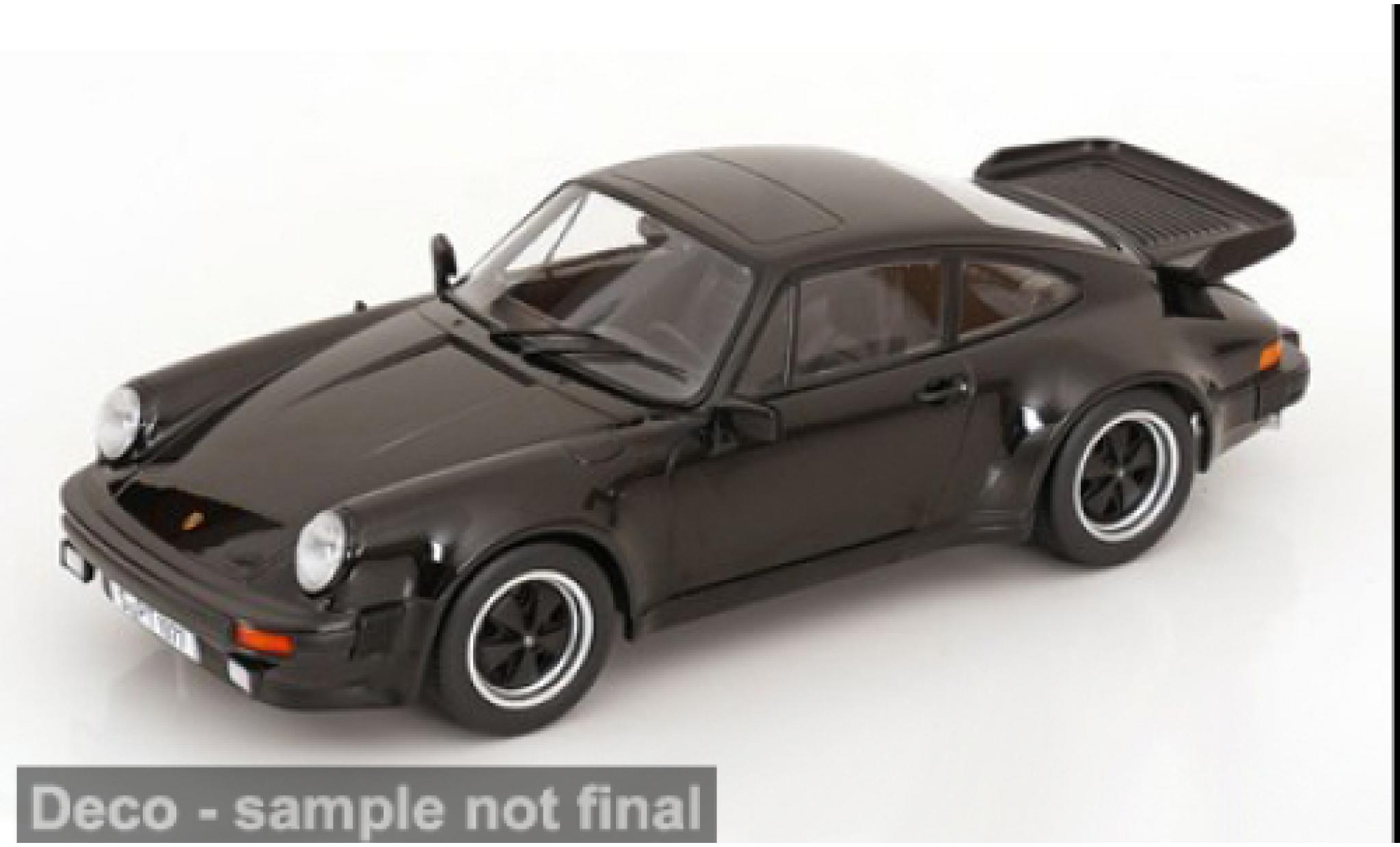 Porsche 930 Turbo 1/18 KK Scale 911  3.3 black 1977 1:18 diecast model cars
