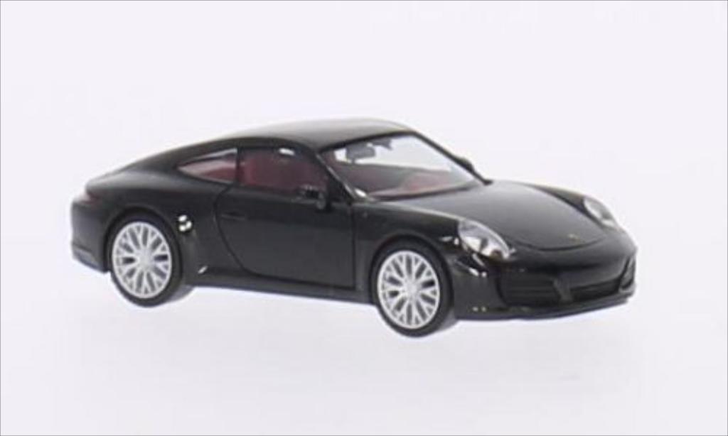 Porsche 991 S 1/87 Herpa Carrera S black 2015 diecast model cars