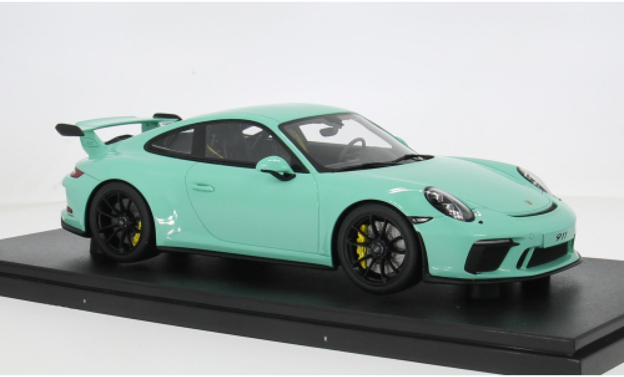 Porsche 991 GT3 1/18 GT Spirit 911 (.2) green 2018 1:18 diecast model cars