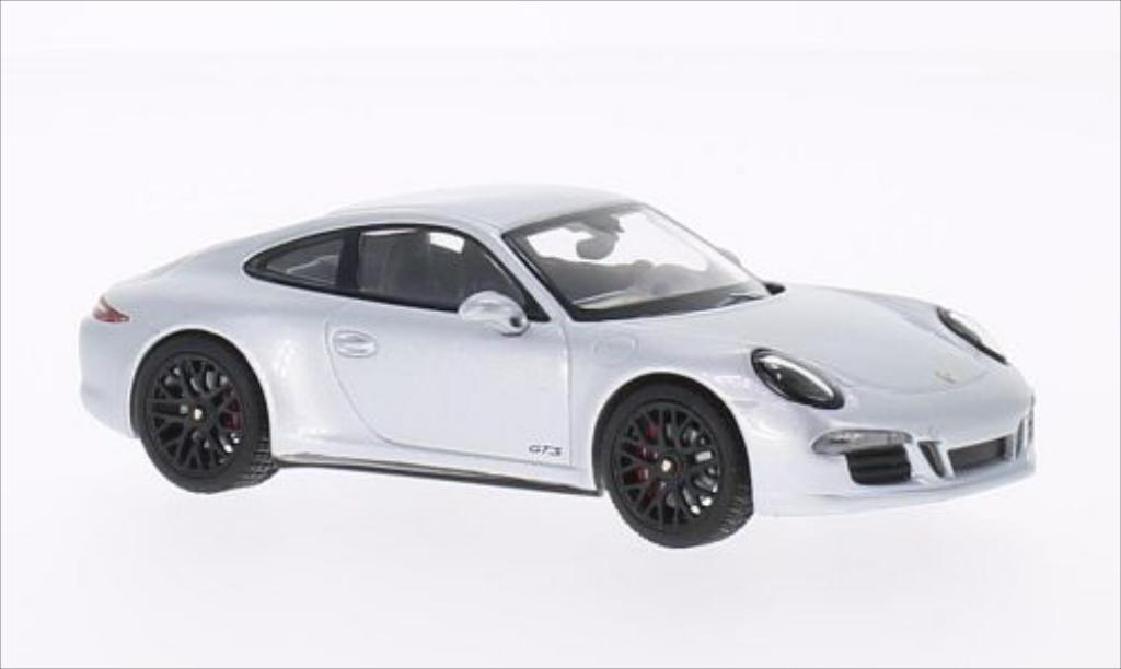 Porsche 991 GTS 1/43 Schuco Carrera 4 GTS grey diecast model cars