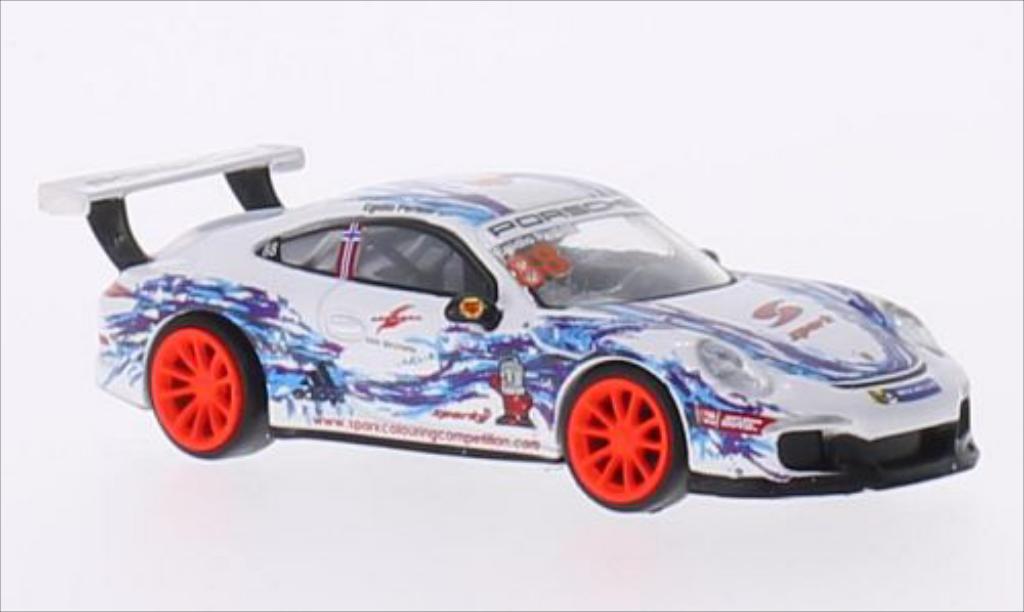 Porsche 991 1/64 Spark No.88 y PCCA Malaysia 2015 diecast model cars