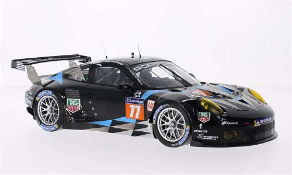 Porsche 991 R 1/18 Spark R No.77 Dempsey Racing-Predon Competition Le Mans Le Mans 2014 /P.Long diecast model cars