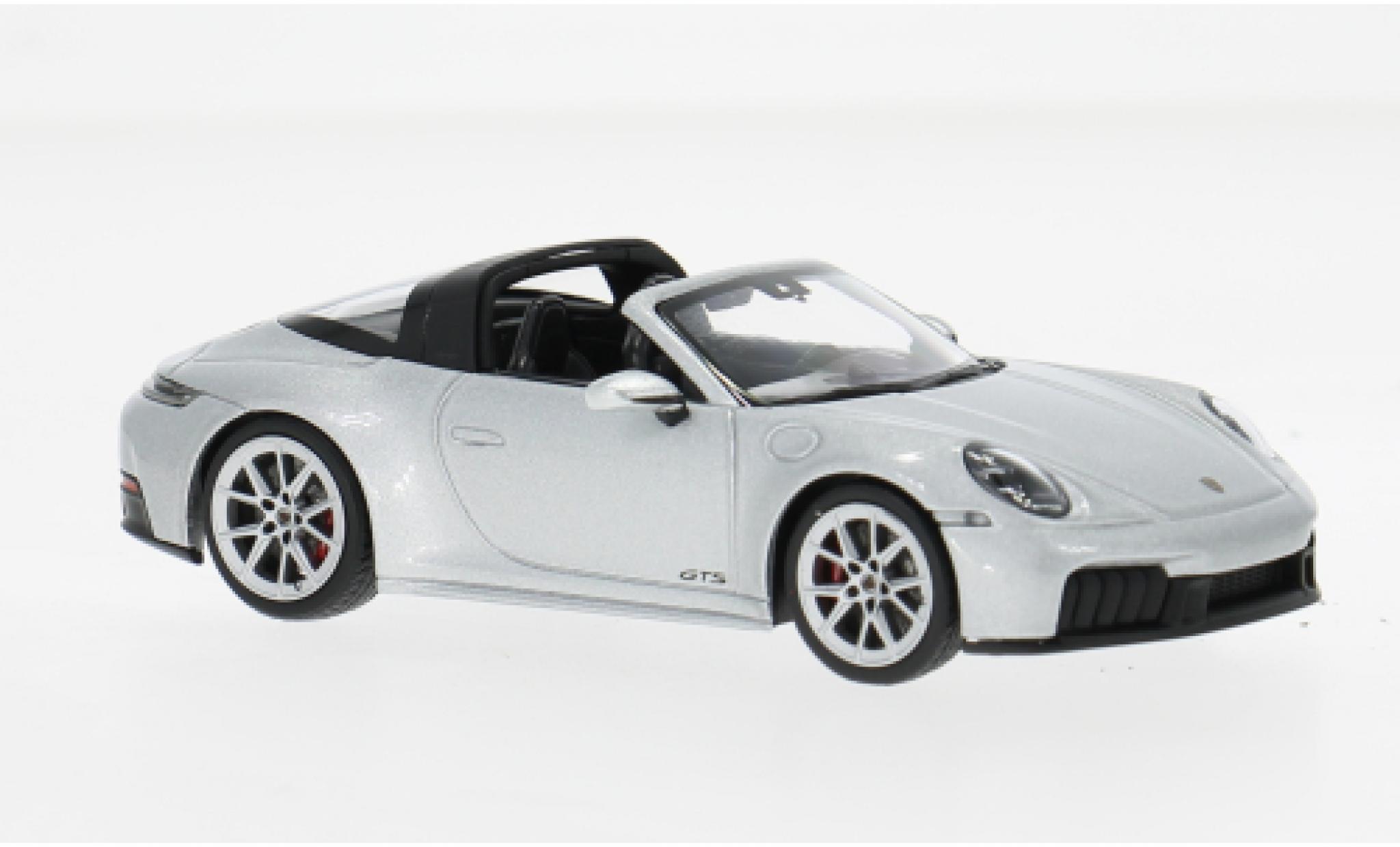 Porsche 991 Targa 1/43 Minichamps 911  4 GTS silver 2024 1:43 diecast model cars