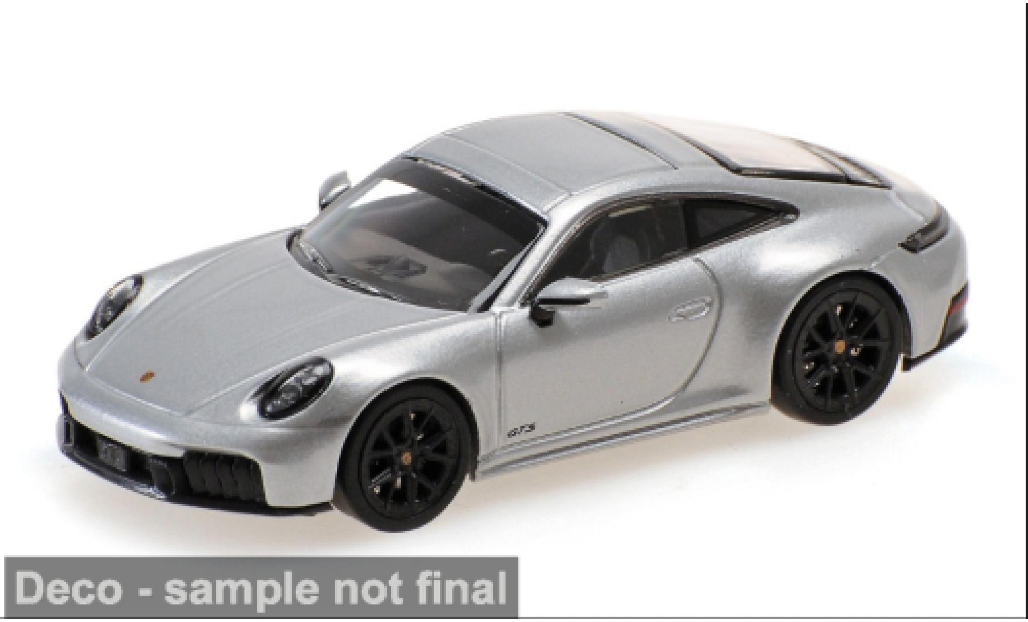 Porsche 992 GTS 1/64 Minichamps 911 (.2) Carrera grey 2025 1:64 diecast model cars