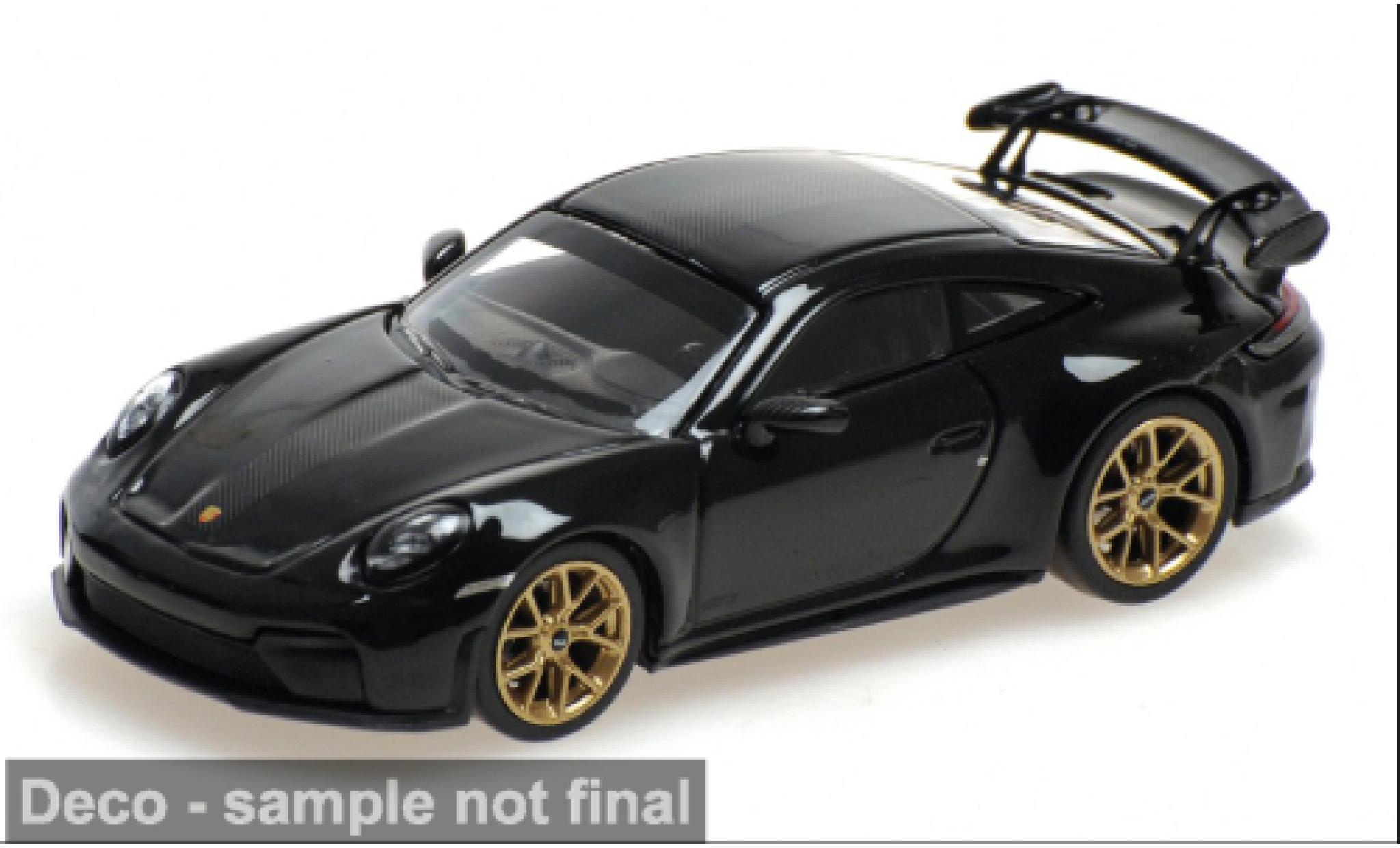 Porsche 992 GT3 1/64 Minichamps 911 (.2) black 2025 1:64 diecast model cars