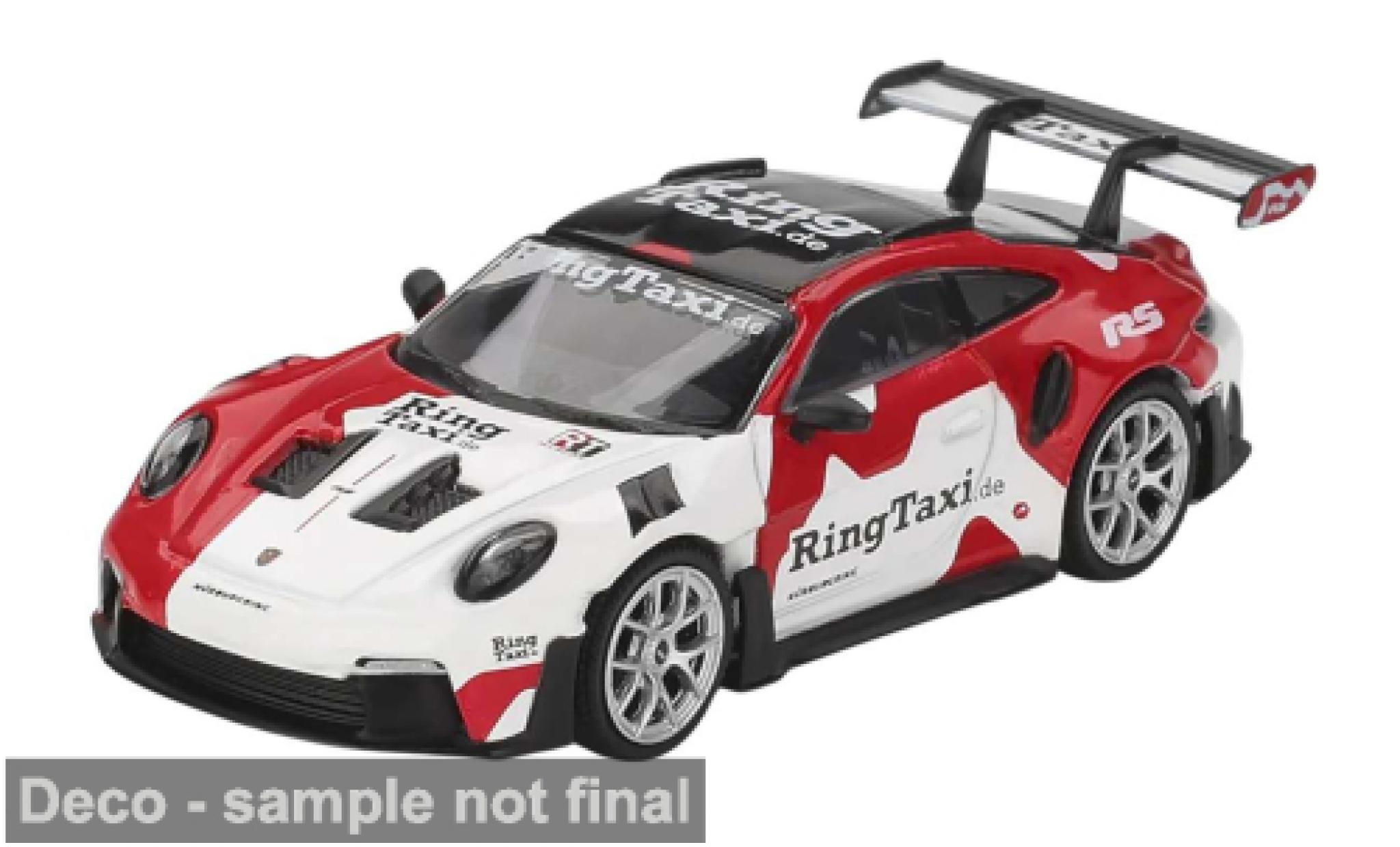 Porsche 992 GT3 R 1/64 Mini GT 911  S white/red 2025 1:64 diecast model cars