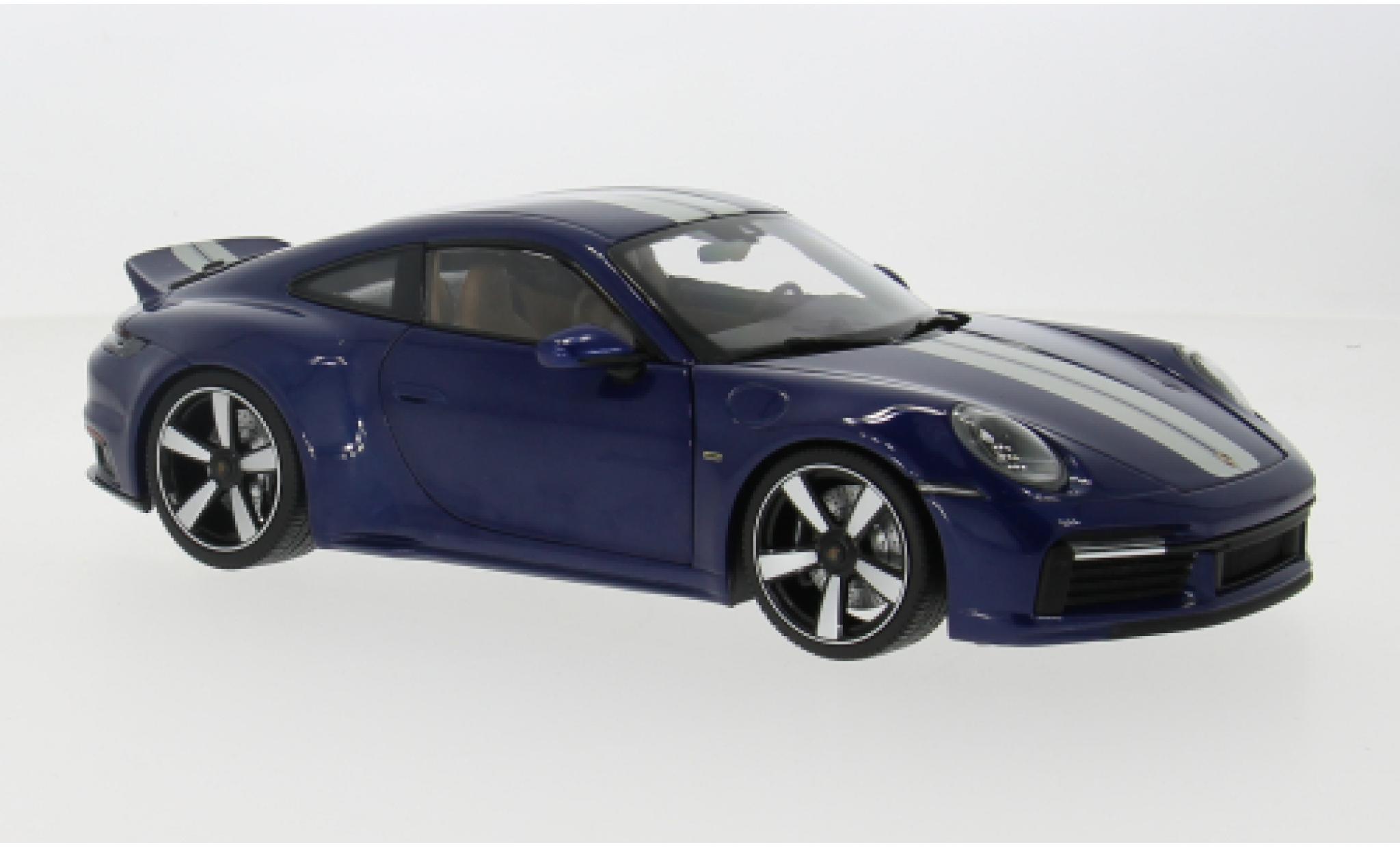 Porsche 992 1/18 Minichamps 911  Sport Classic blue 2022 1:18 diecast model cars