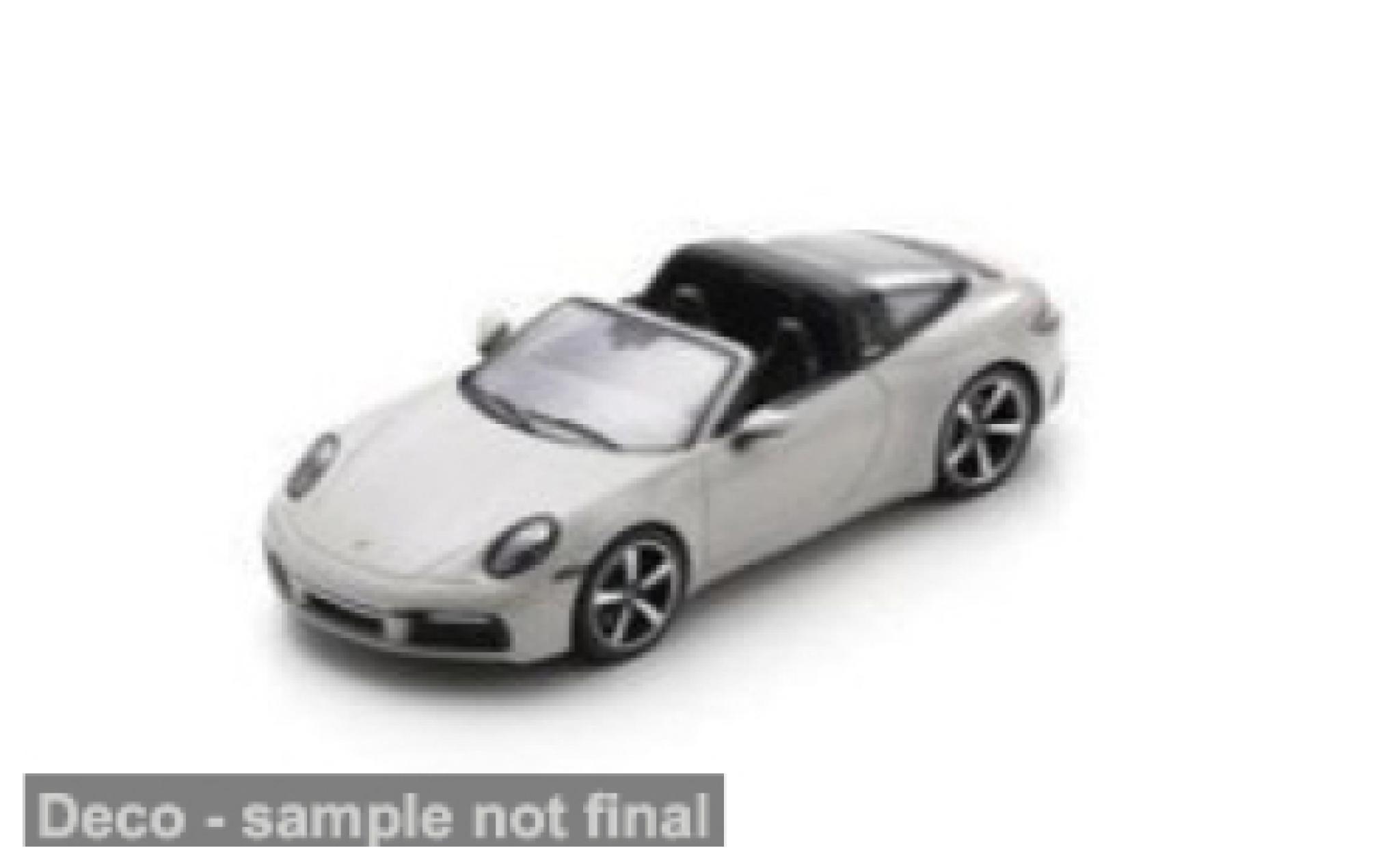 Porsche 992 Targa 1/43 Spark 911  4S grey 1:43 diecast model cars