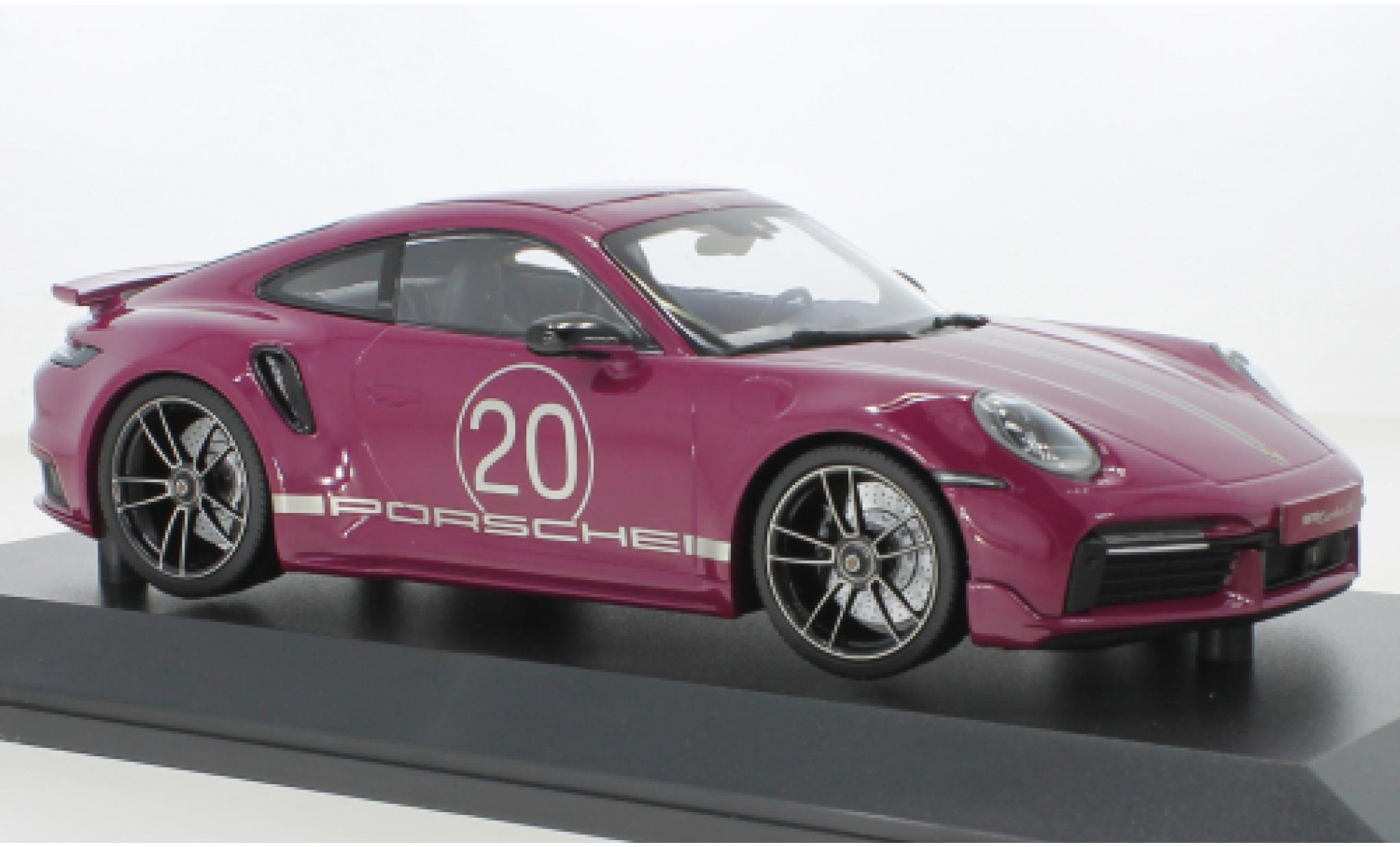 Porsche 992 1/18 Minichamps 911  Turb red 1:18 diecast model cars