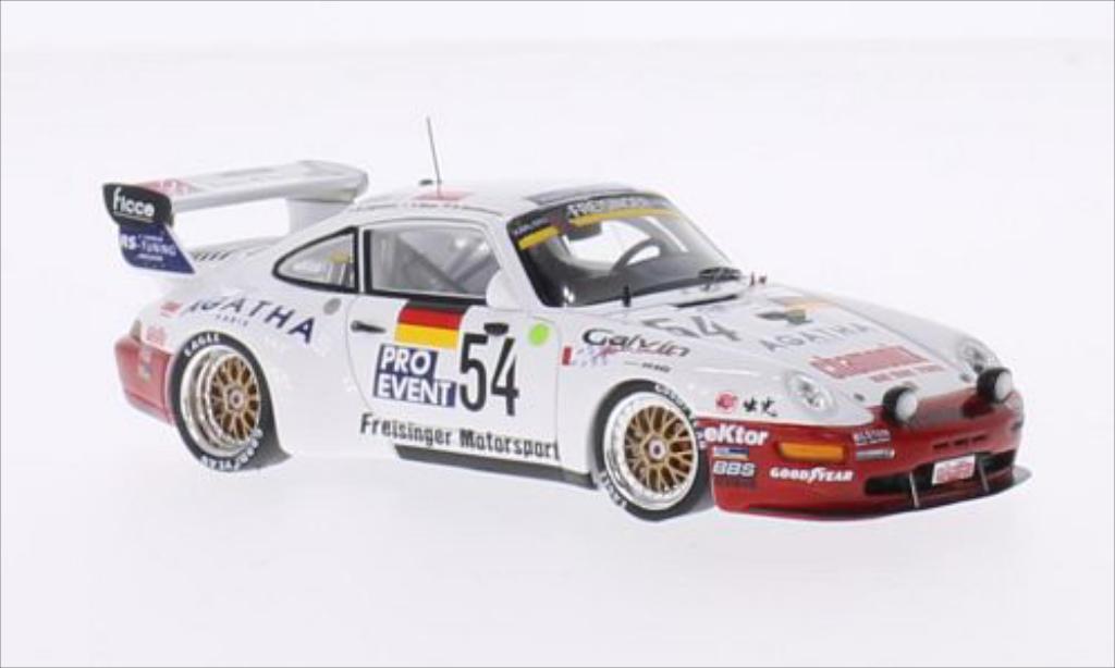 Porsche 993 Turbo 1/43 Spark Bi-Turbo No.54 Freisinger Motorsport 24h Le Mans 1995 /M.Ligonnet diecast model cars