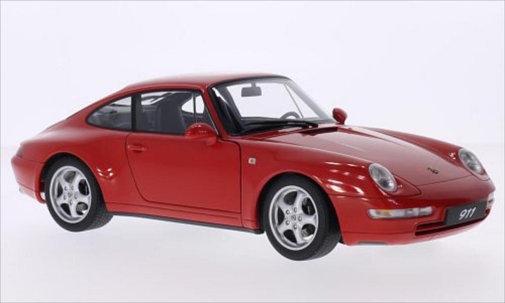 Porsche 993 Carrera 1/18 Autoart Carrera red 1995 diecast model cars