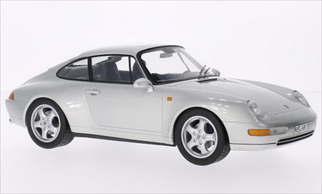 Porsche 993 Carrera 1/18 Norev Carrera grey 1 diecast model cars