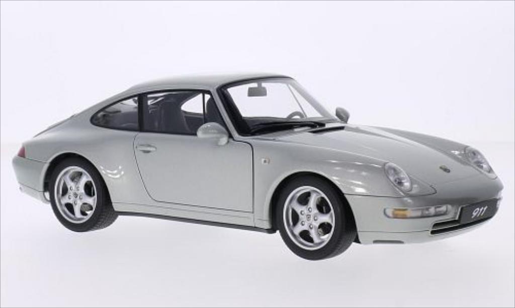 Porsche 993 Carrera 1/18 Autoart Carrera grey 1995 diecast model cars