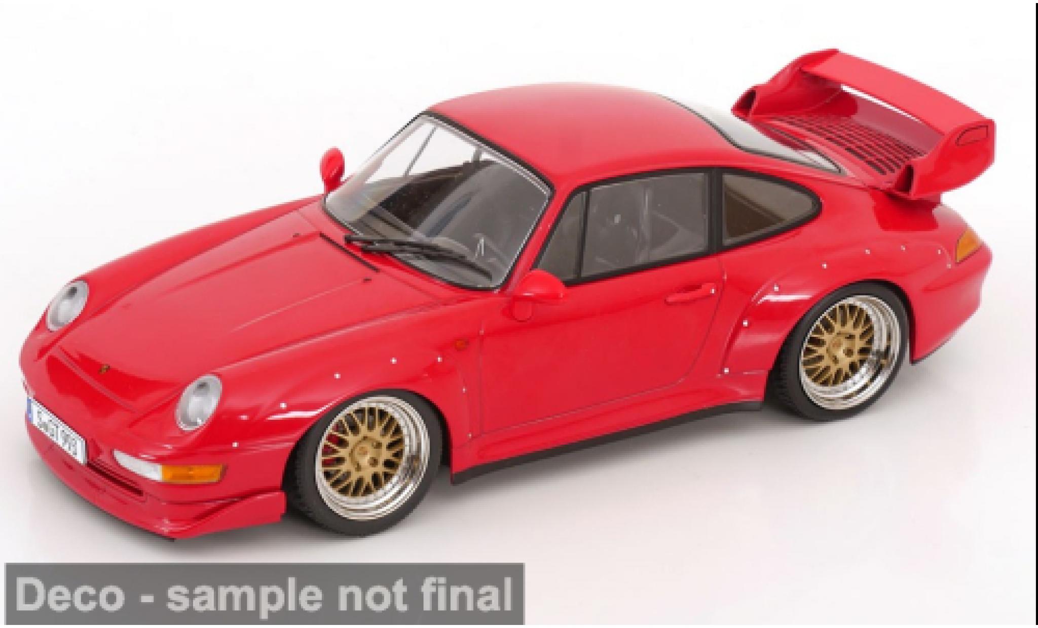 Porsche 993 GT2 1/18 KK Scale 911  - BBS rims red 1996 1:18 diecast model cars