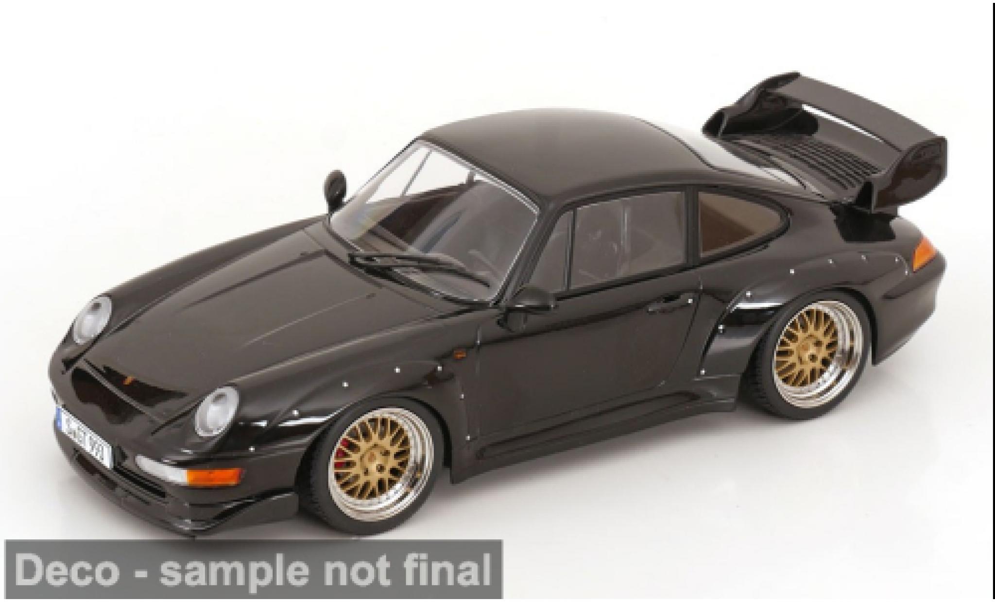 Porsche 993 GT2 1/18 KK Scale 911  - BBS rims black 1996 1:18 diecast model cars