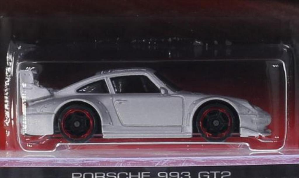 Porsche 993 GT2 1/64 Hot Wheels GT2 No.19 diecast model cars