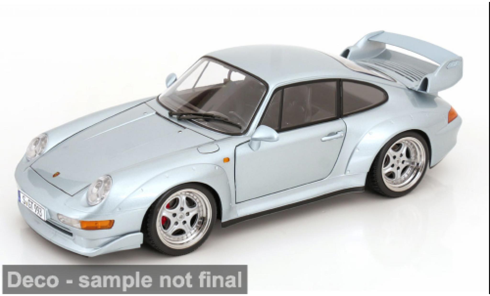 Porsche 993 GT2 1/12 KK Scale 911  silver 1996 1:12 diecast model cars