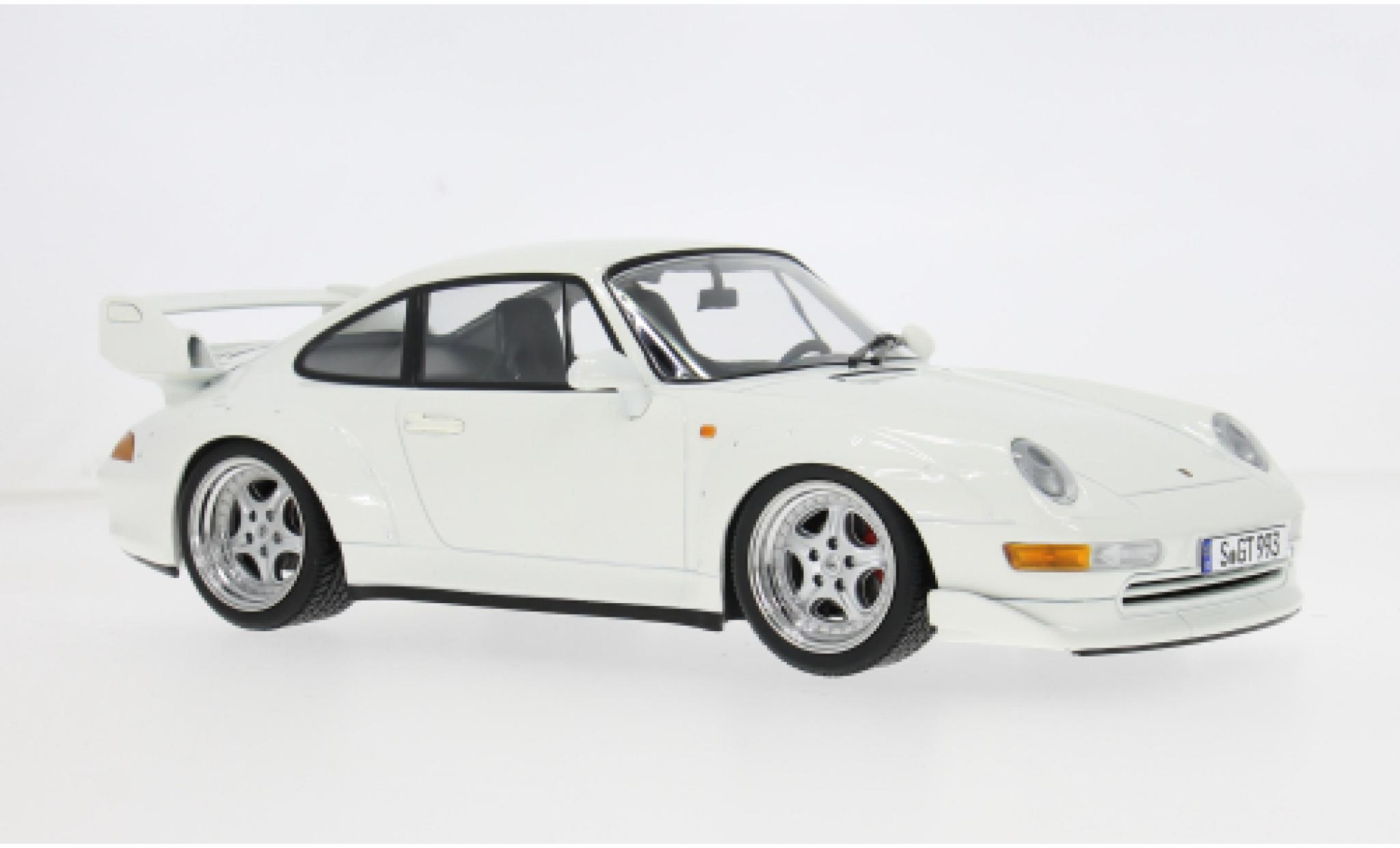 Porsche 993 GT2 1/18 KK Scale 911  white 1996 1:18 diecast model cars