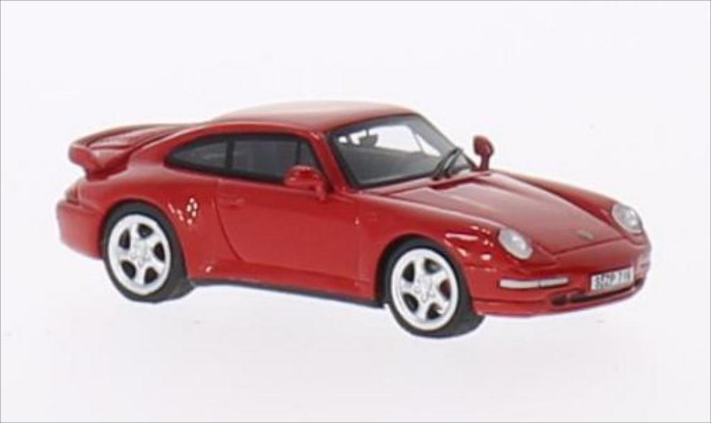 Porsche 993 Turbo 1/87 Minichamps Turbo red 1995 diecast model cars