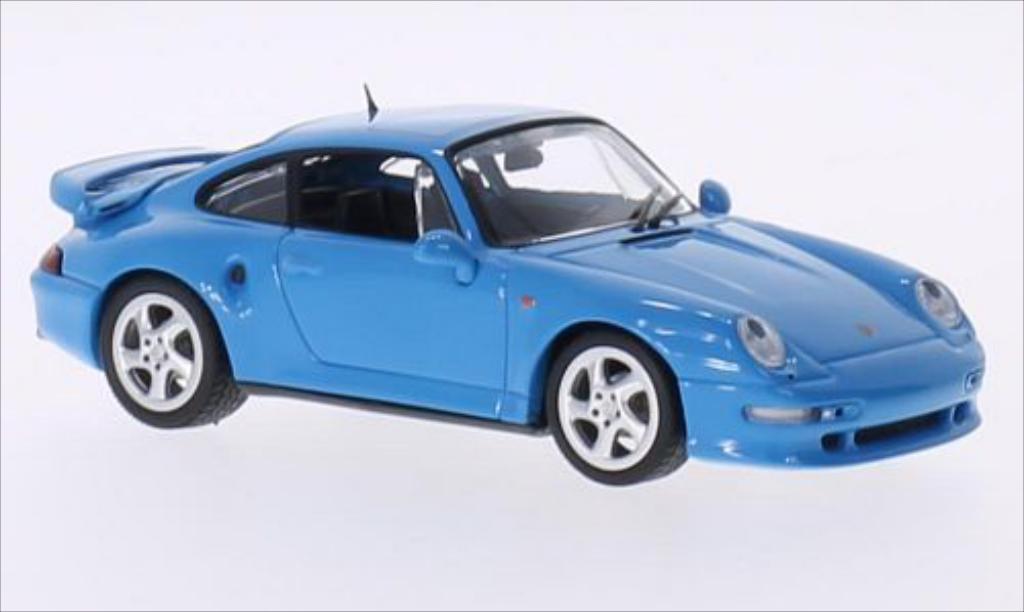 Porsche 993 Turbo S 1/43 Minichamps Turbo S 3.6 blue 1998 diecast model cars