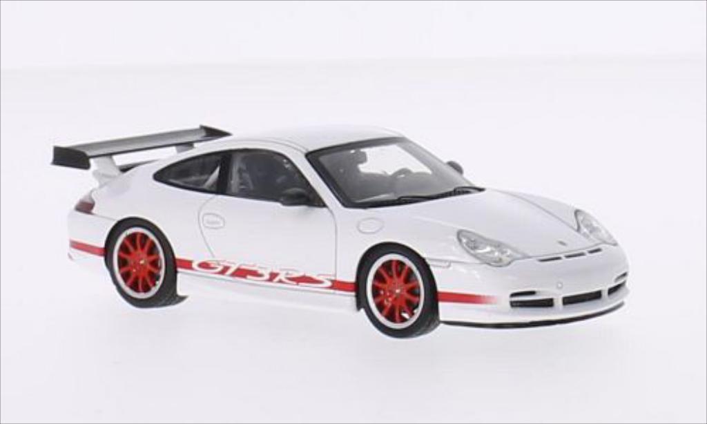 Porsche 996 GT3 1/43 Spark GT3 white/red diecast model cars