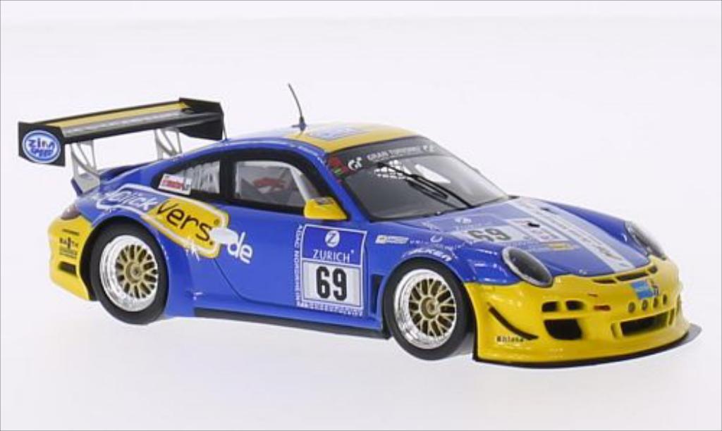 Porsche 997 GT3 CUP 1/43 Spark GT3 Cup No.69 Click vers.de Team 24h Nurburgring 2015 /R.Chrzanowski diecast model cars