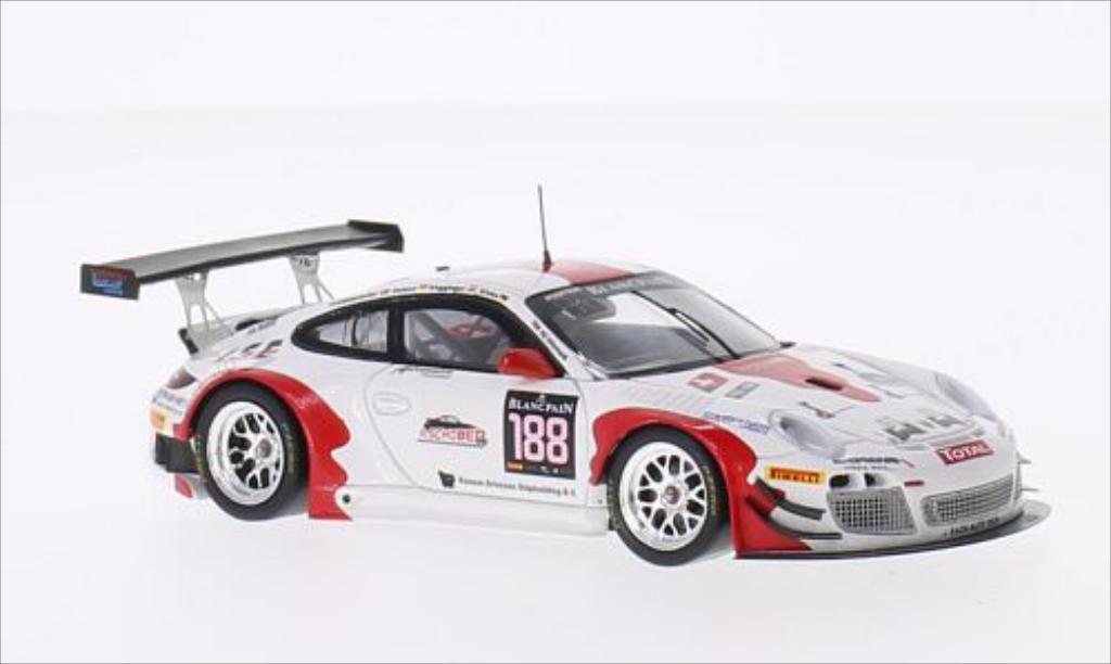 Porsche 997 GT3 1/43 Spark GT3 R No.188 Fach Auto Tech 24h Spa 2014 /S.Dolenc diecast model cars