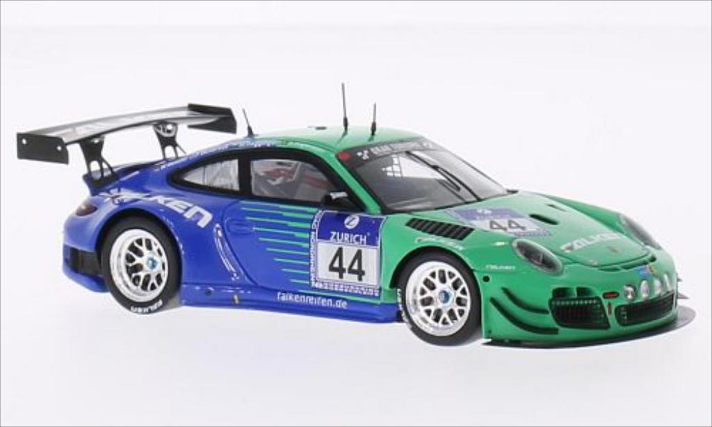Porsche 997 GT3 1/43 Spark GT3 R No.44 Falken Motorsport Falken 24h Nurburgring 2014 /A.Imperatori diecast model cars