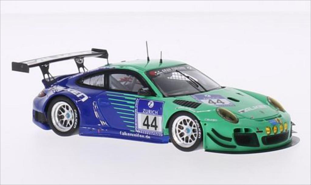 Porsche 997 GT3 1/43 Spark GT3 R No.44 Falken Motorsport Falken 24h Nurburgring 2015 /A.Imperatori diecast model cars