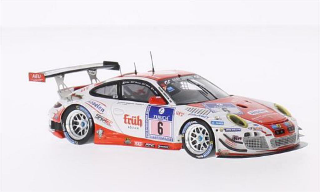 Porsche 997 GT3 1/43 Spark GT3 R No.6 Frikadelli Racing Team Fruh Kolsch 24h Nurburgring 2014 /P.Pilet diecast model cars