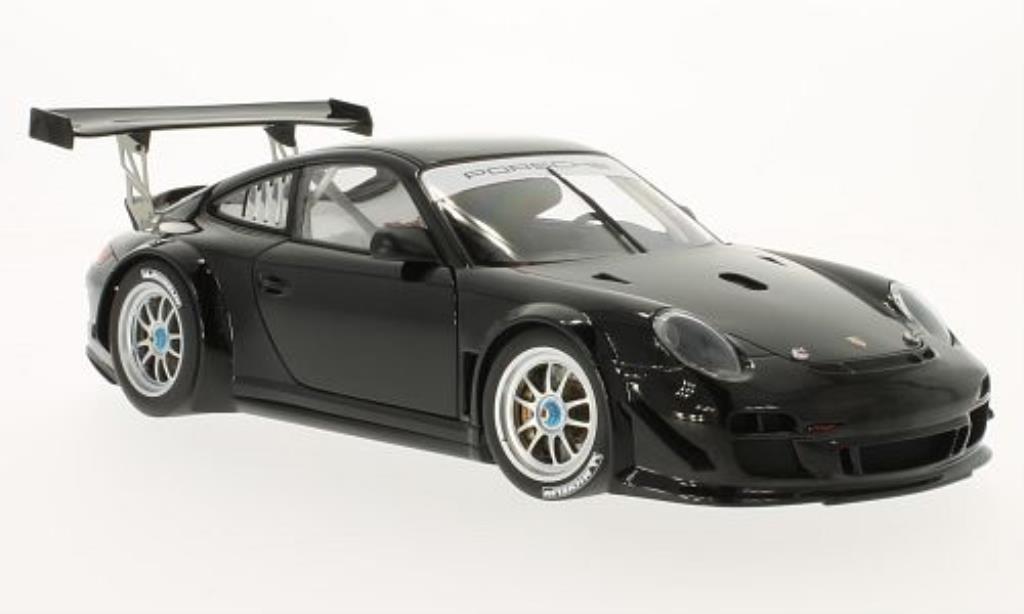Porsche 997 GT3 1/18 Autoart GT3 R Plain Body Version black 2010 diecast model cars