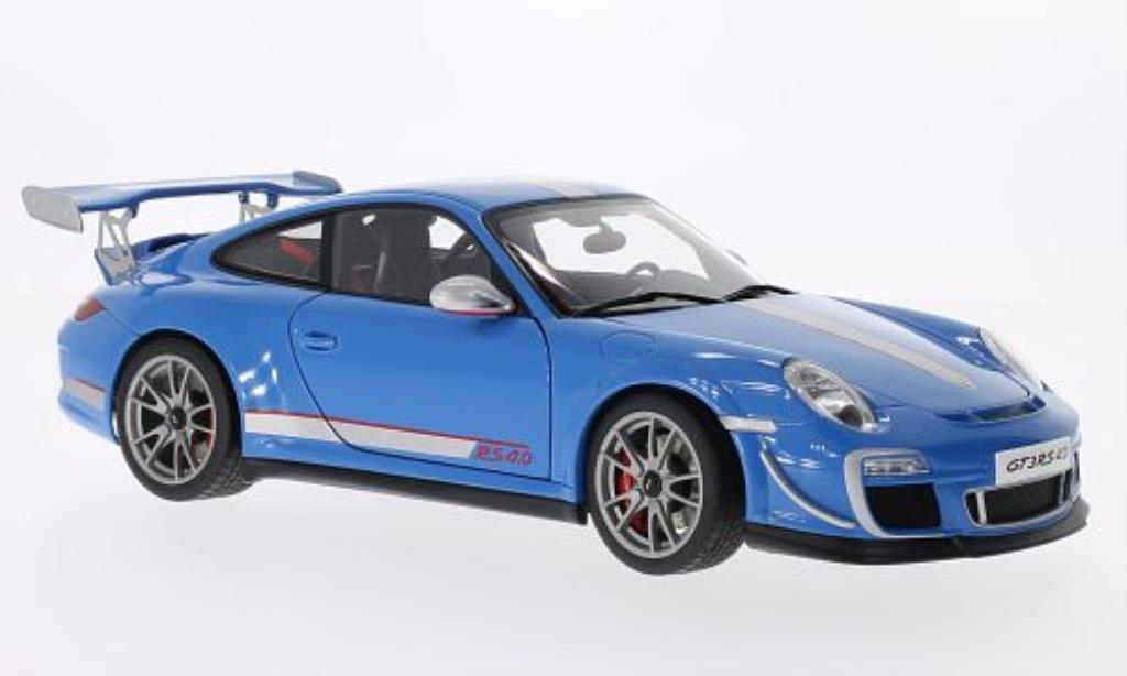 Porsche 997 GT3 1/18 Autoart GT3 4.0 blue/grey 2011 diecast model cars