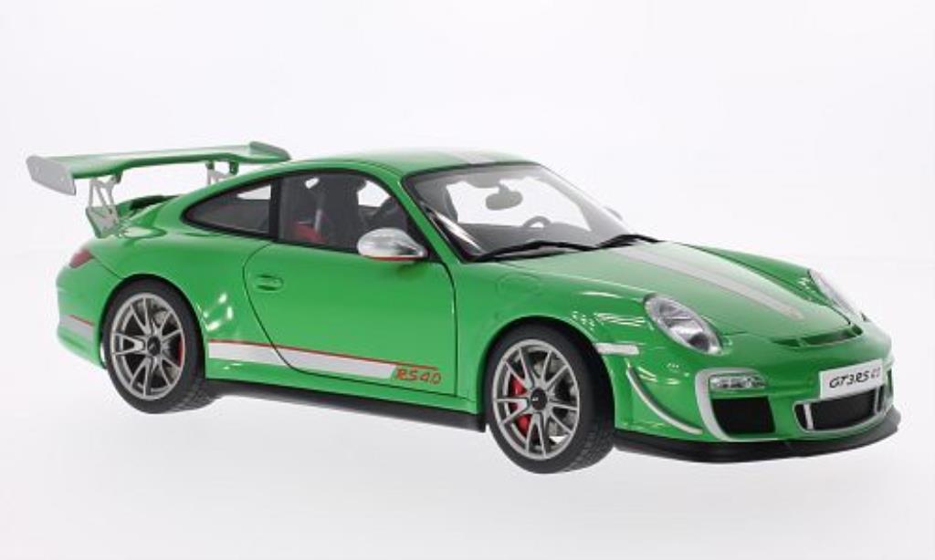 Porsche 997 GT3 1/18 Autoart GT3 4.0 grun/grey 2011 diecast model cars