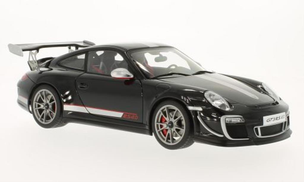 Porsche 997 GT3 1/18 Autoart GT3 4.0 black 2011 diecast model cars