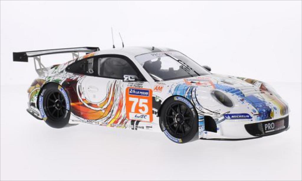 Porsche 997 GT3 1/18 Spark GT3 R No.75 Prospeed Competition 24h Le Mans 2014 diecast model cars