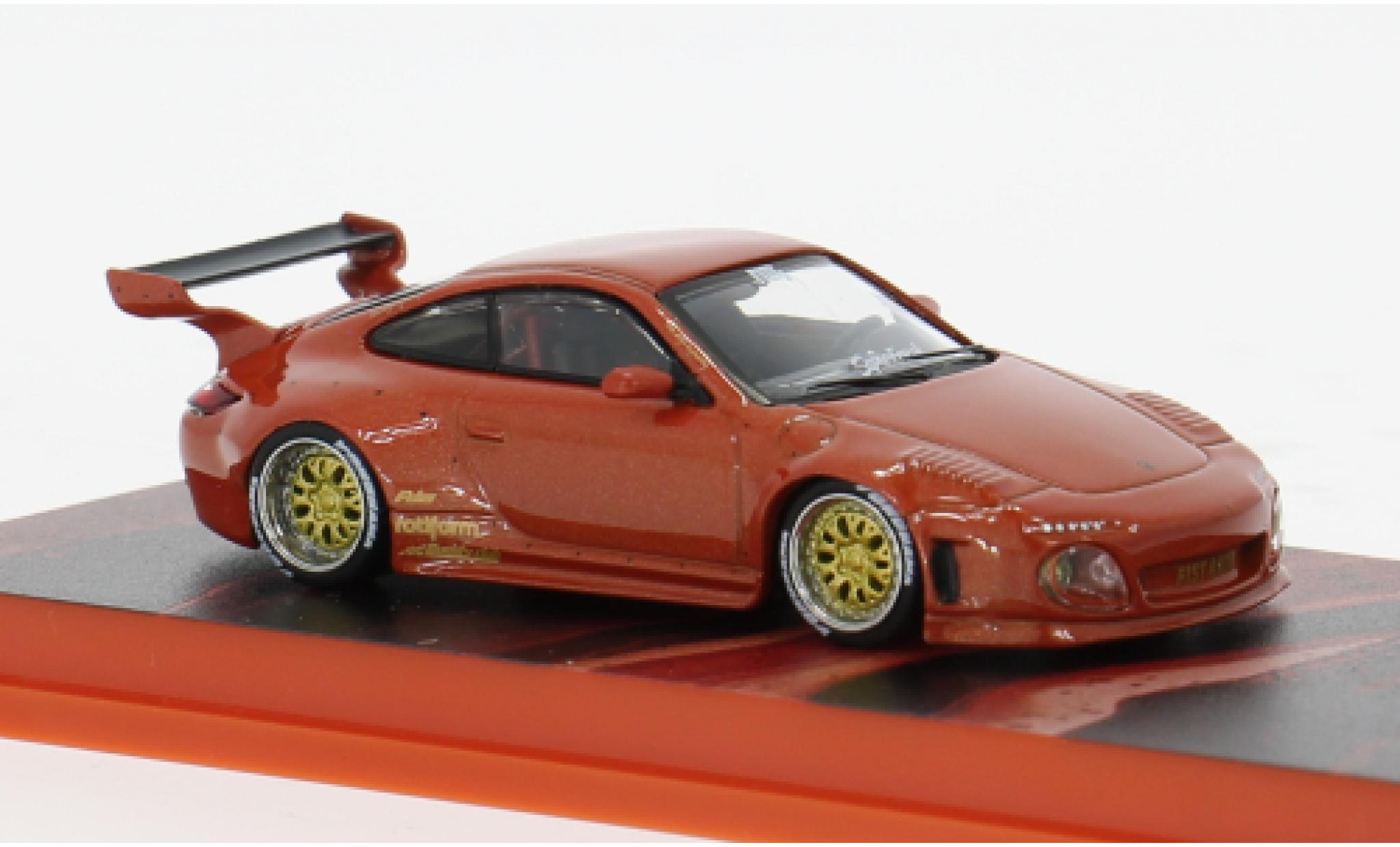 Porsche 997 1/64 Tarmac Works 911  Old red 1:64 diecast model cars