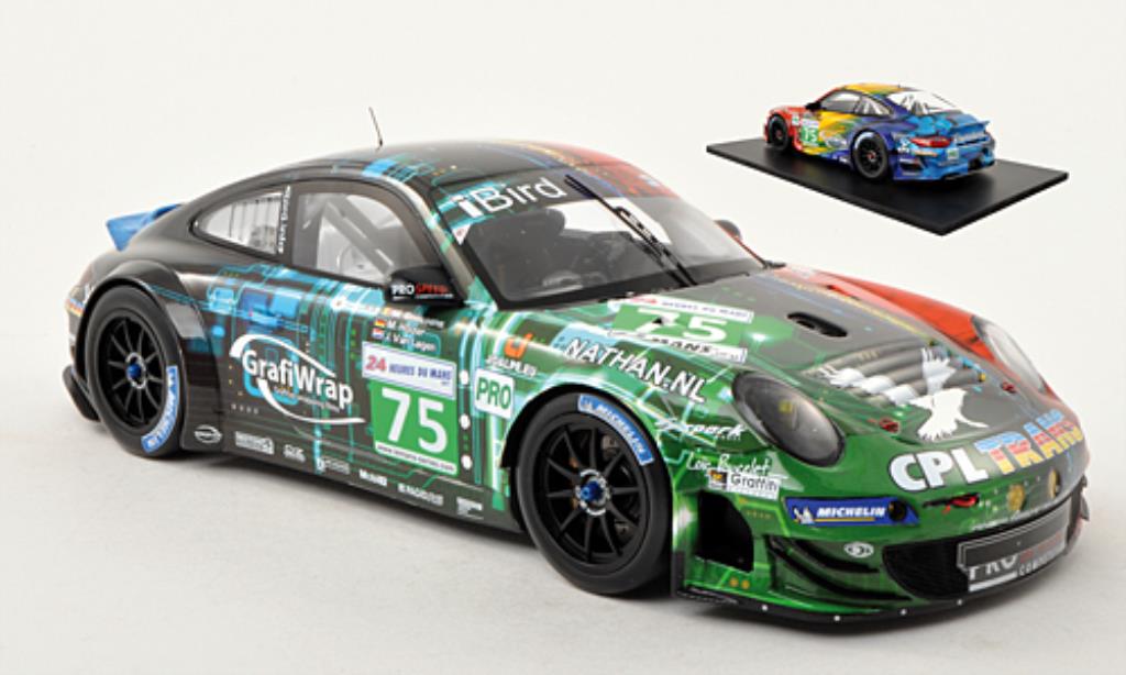 Porsche 997 GT3 1/18 Spark R GT3 No.75 ProSpeed 24h Le Mans 2011 /J.van diecast model cars