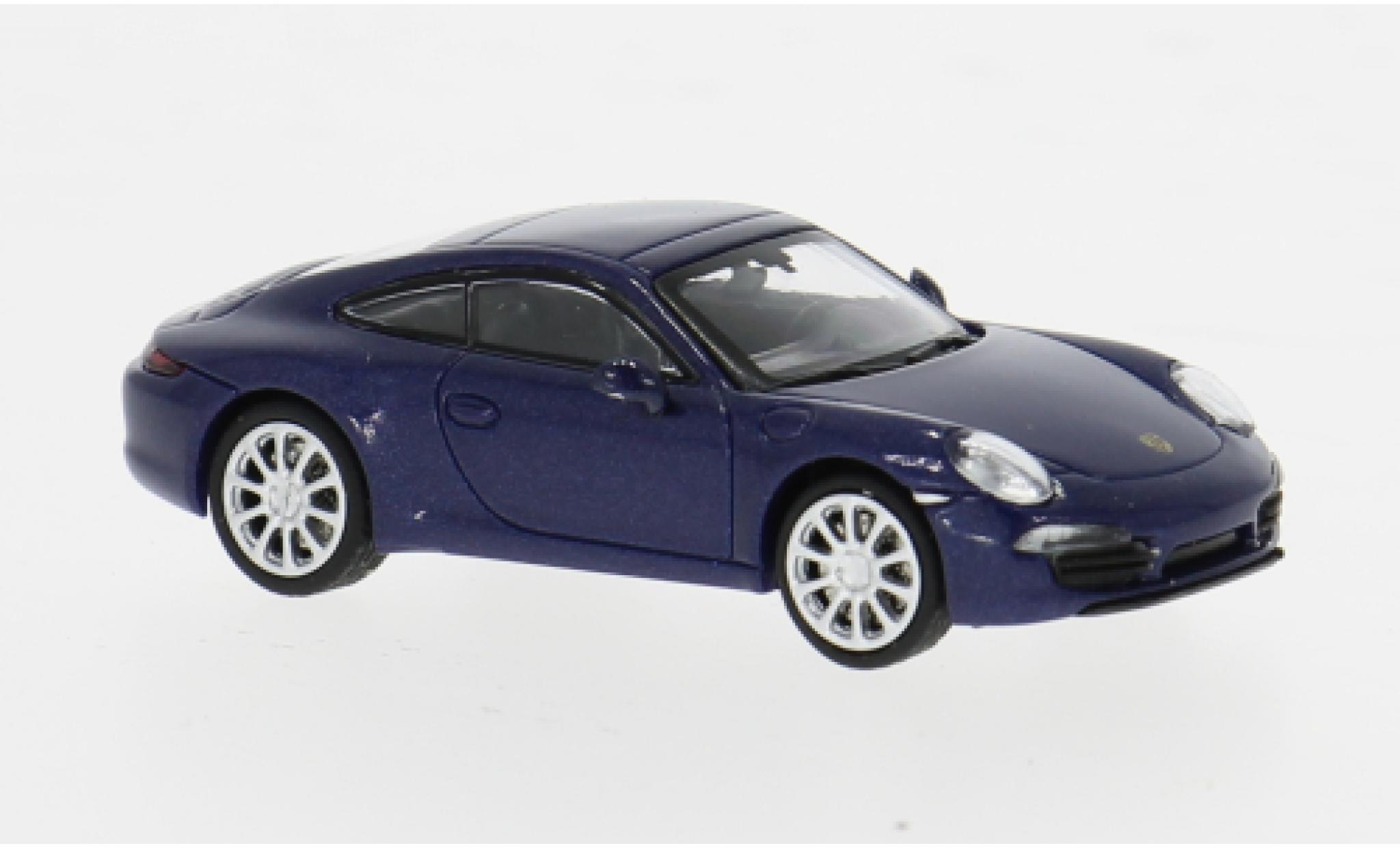 Porsche 991 1/87 Minichamps 911 blue 2011 1:87 diecast model cars