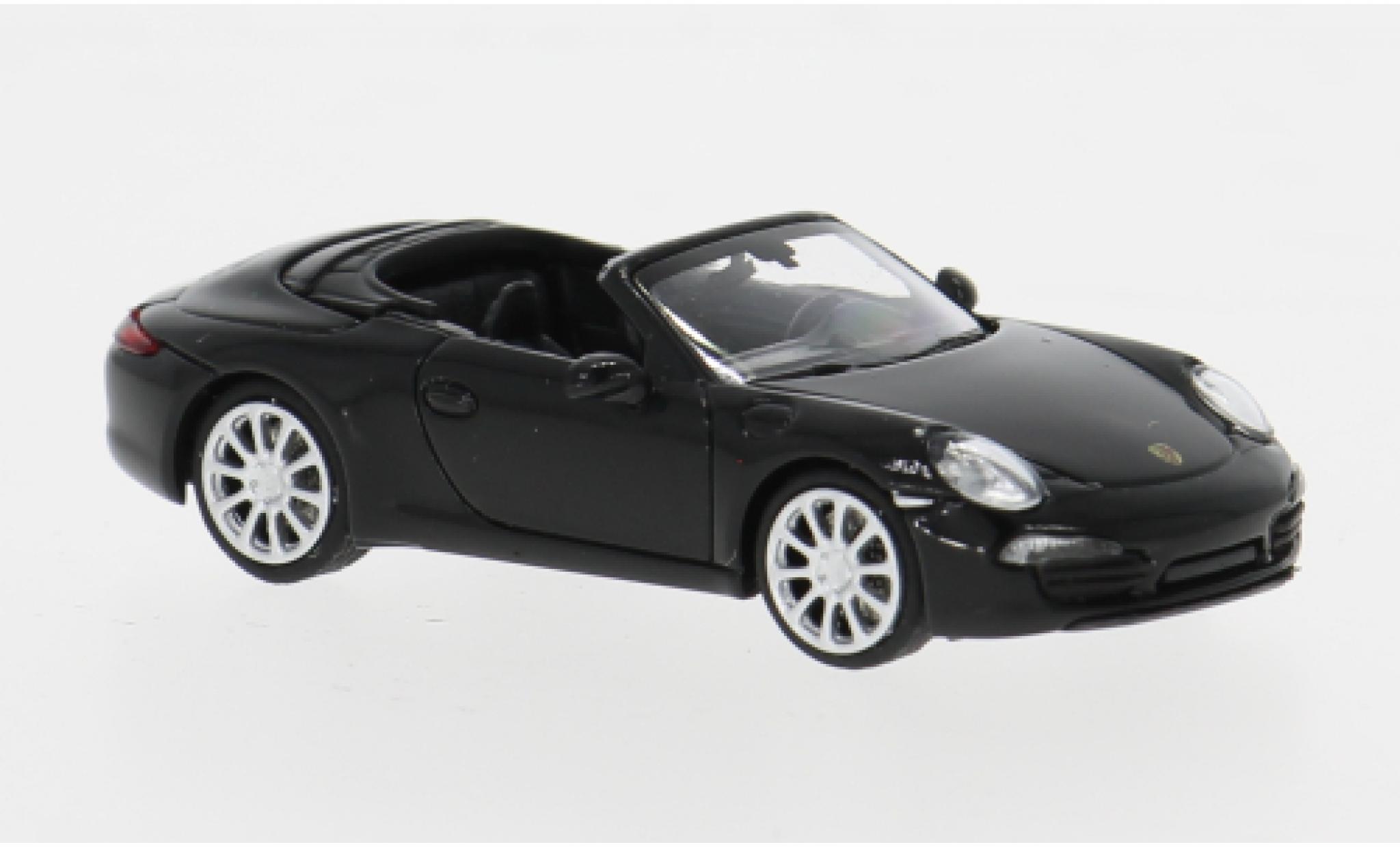Porsche 991 1/87 Minichamps 911 Convertible black 2012 1:87 diecast model cars
