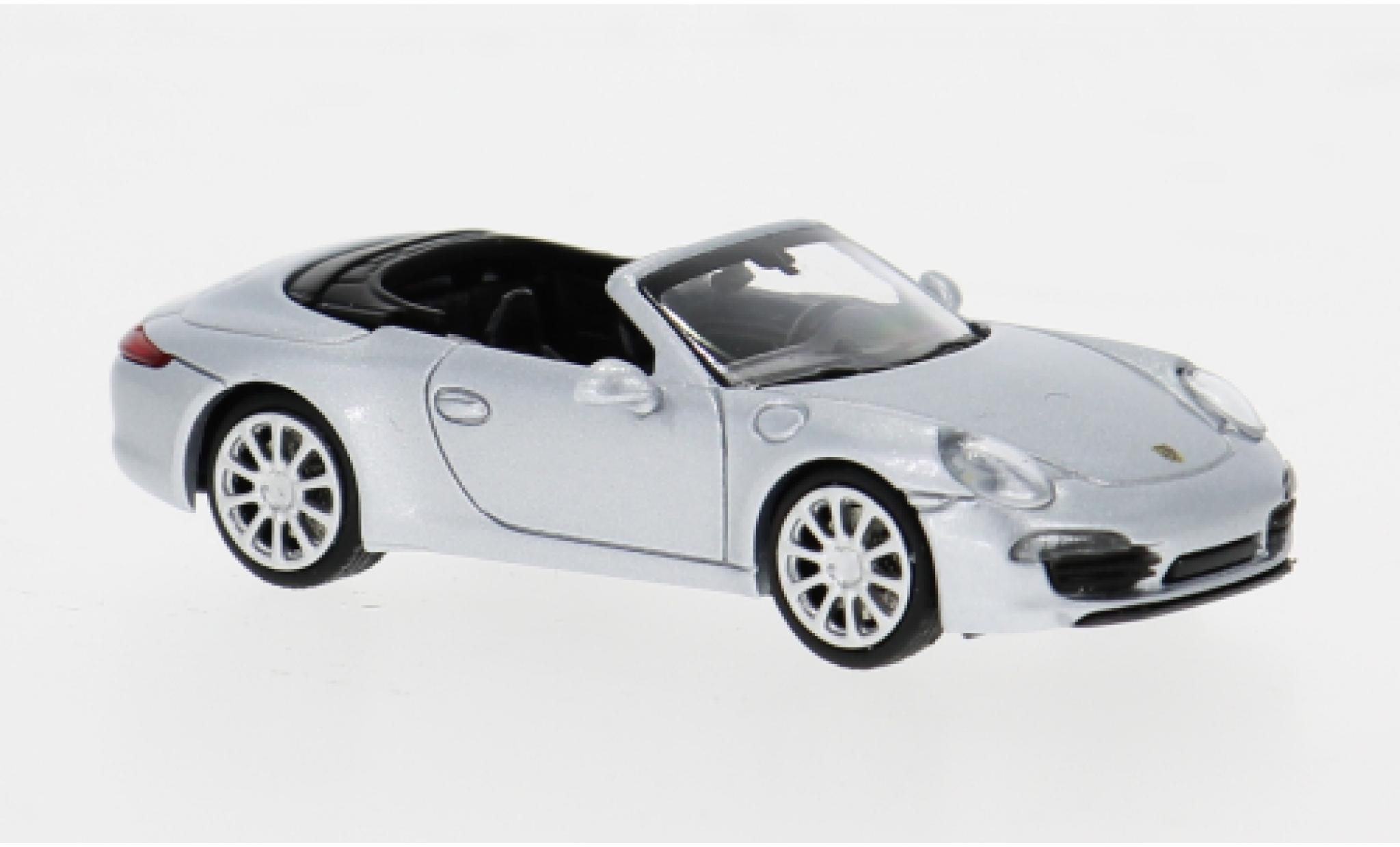 Porsche 911 1/87 Minichamps Convertible silver 1:87 diecast model cars