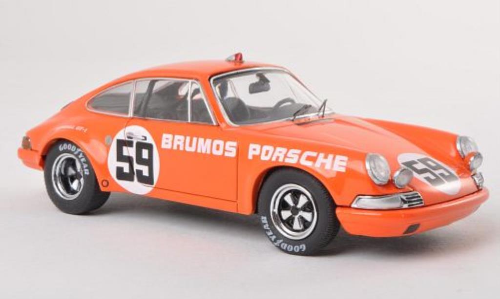 Porsche 911 1/43 Schuco Carrera 2.8 R Brumos No.59 IMSA 1972 /H.Haywood diecast model cars