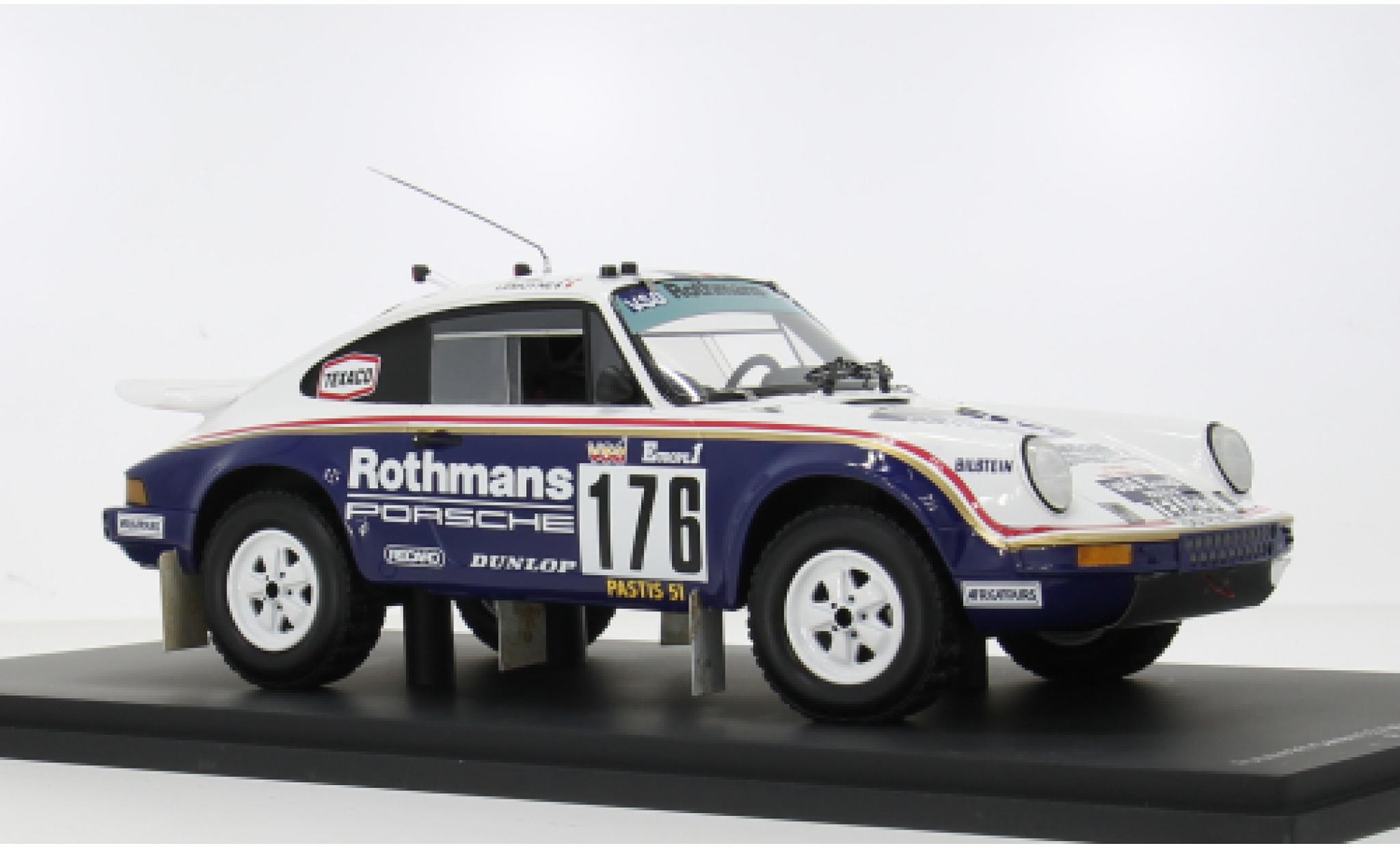 Porsche 930 1/18 Spark 911 Carrera 3.2 4x4 (953) 12h Sebring 1984 #176 R.Metge/D.Lemoyne 1:18 diecast model cars