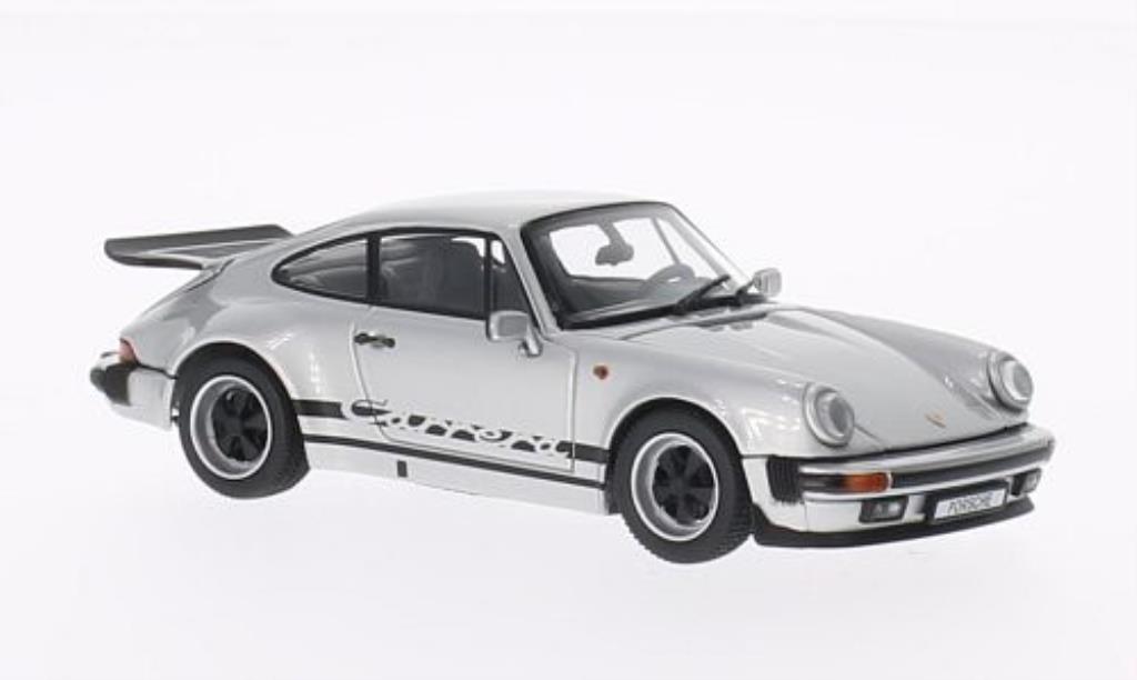 Porsche 930 1/43 Kyosho Carrera 3.2 grey mit blacker Dekoration 1975 diecast model cars
