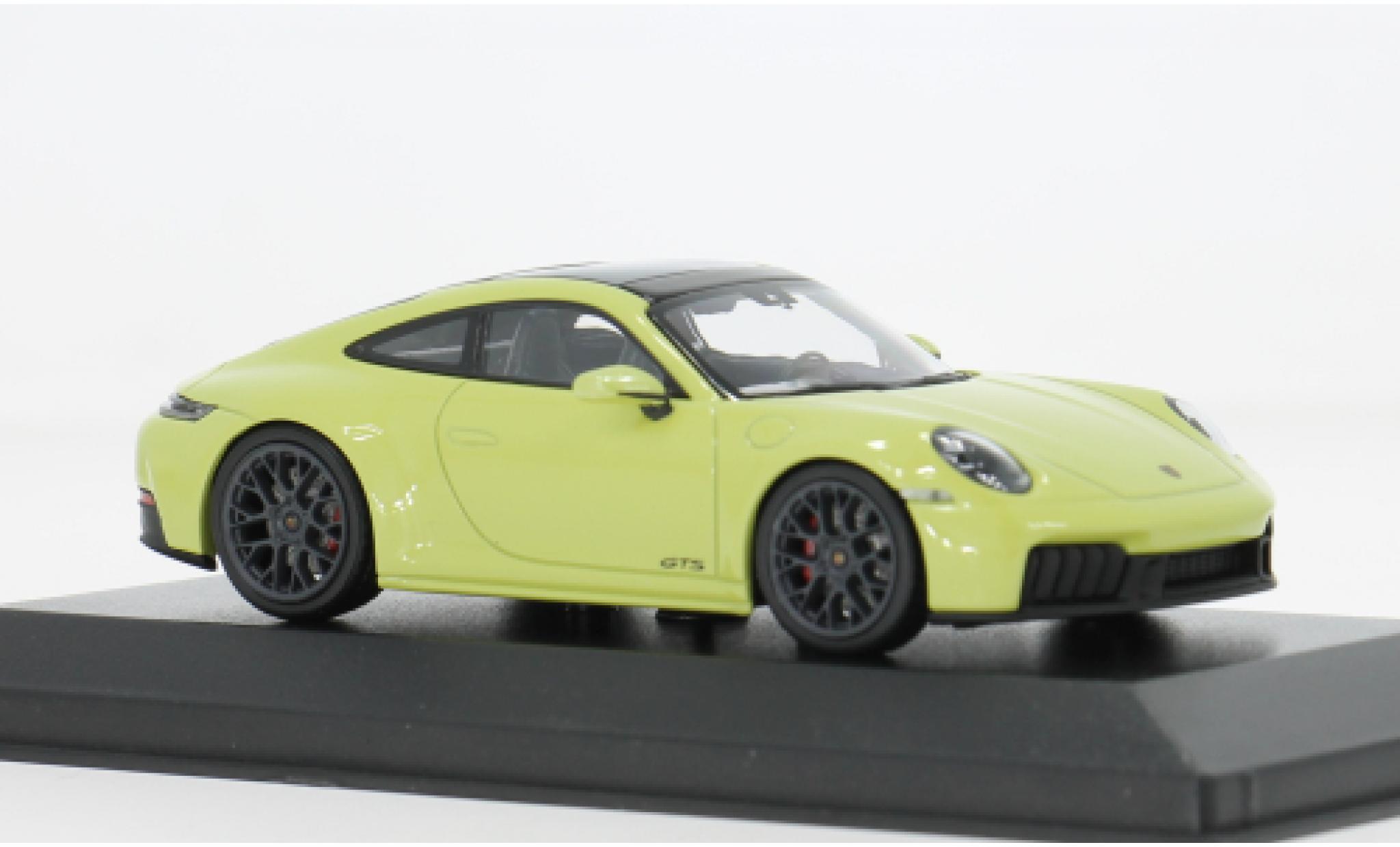 Porsche 911 1/43 Minichamps Carrera GTS yellow 2024 1:43 diecast model cars