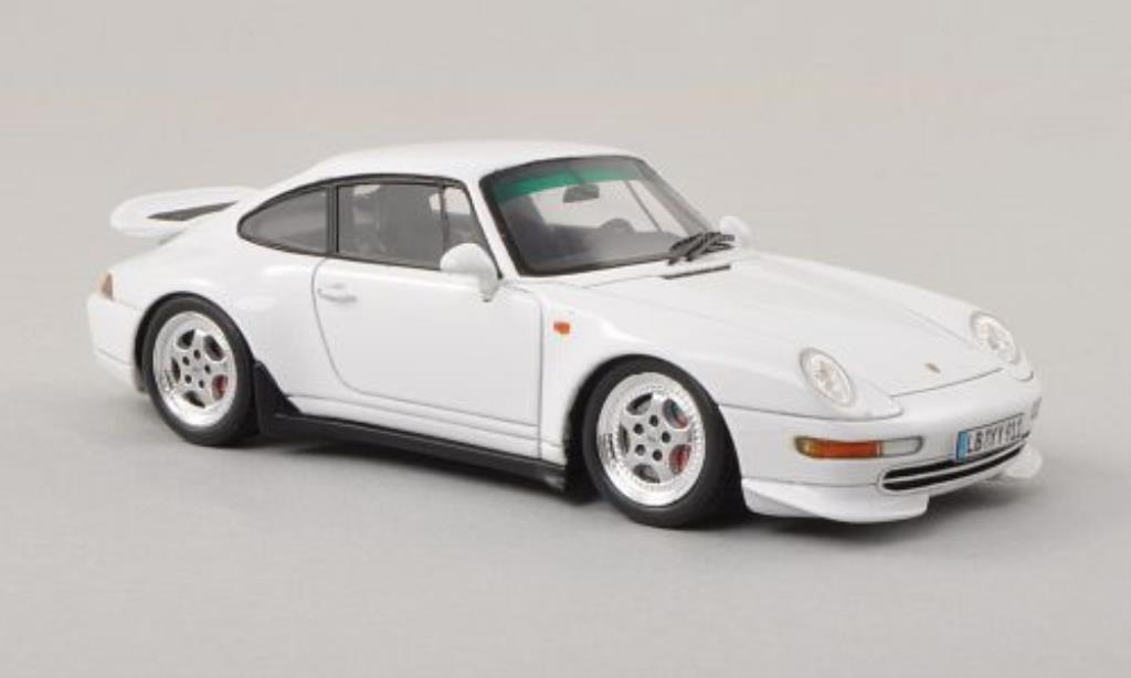 Porsche 993 Carrera 1/43 Spark Carrera Coupe white 1995 diecast model cars