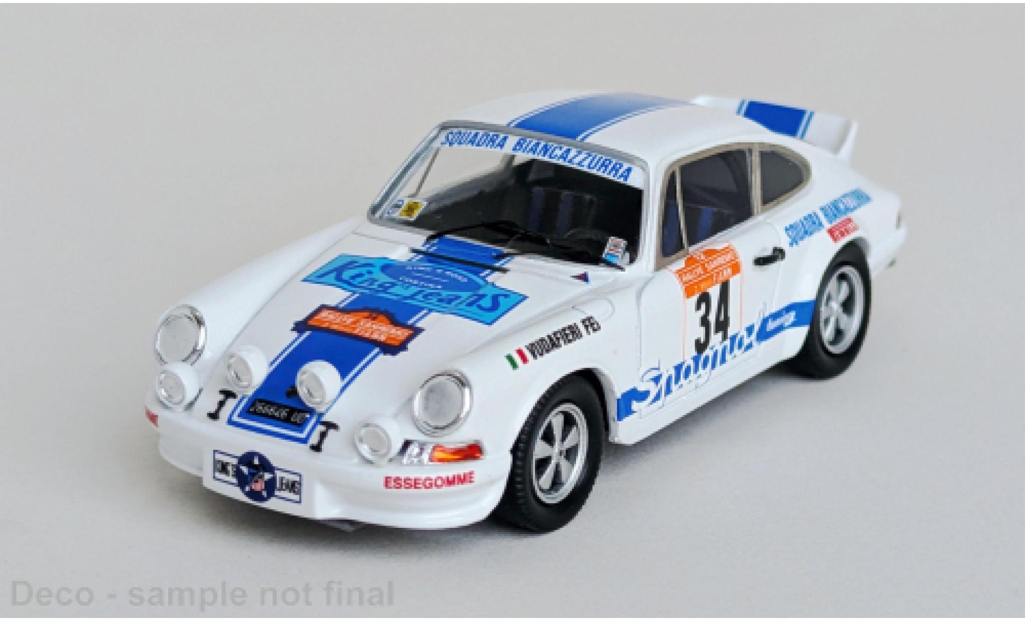 Porsche 930 RS 1/43 Trofeu 911 Carrera Rally San Remo 1974 #34 A.Vudafieri/Fei 1:43 diecast model cars